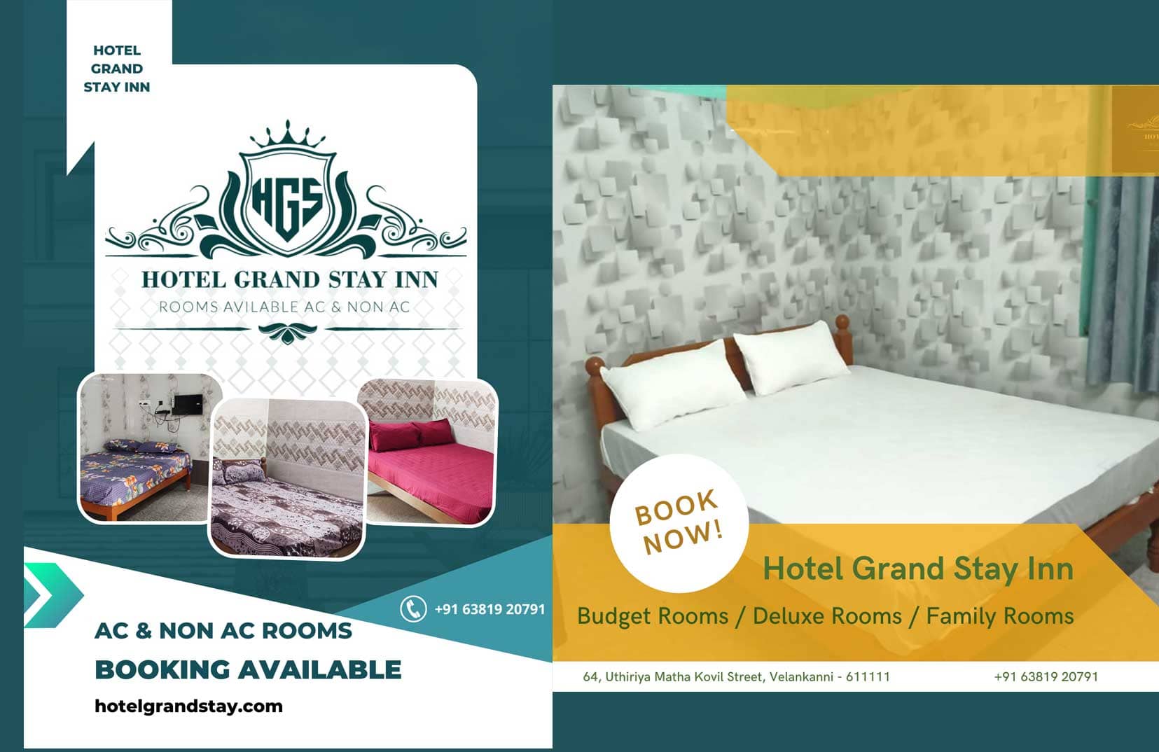 hotel grand stay inn velankanni rooms