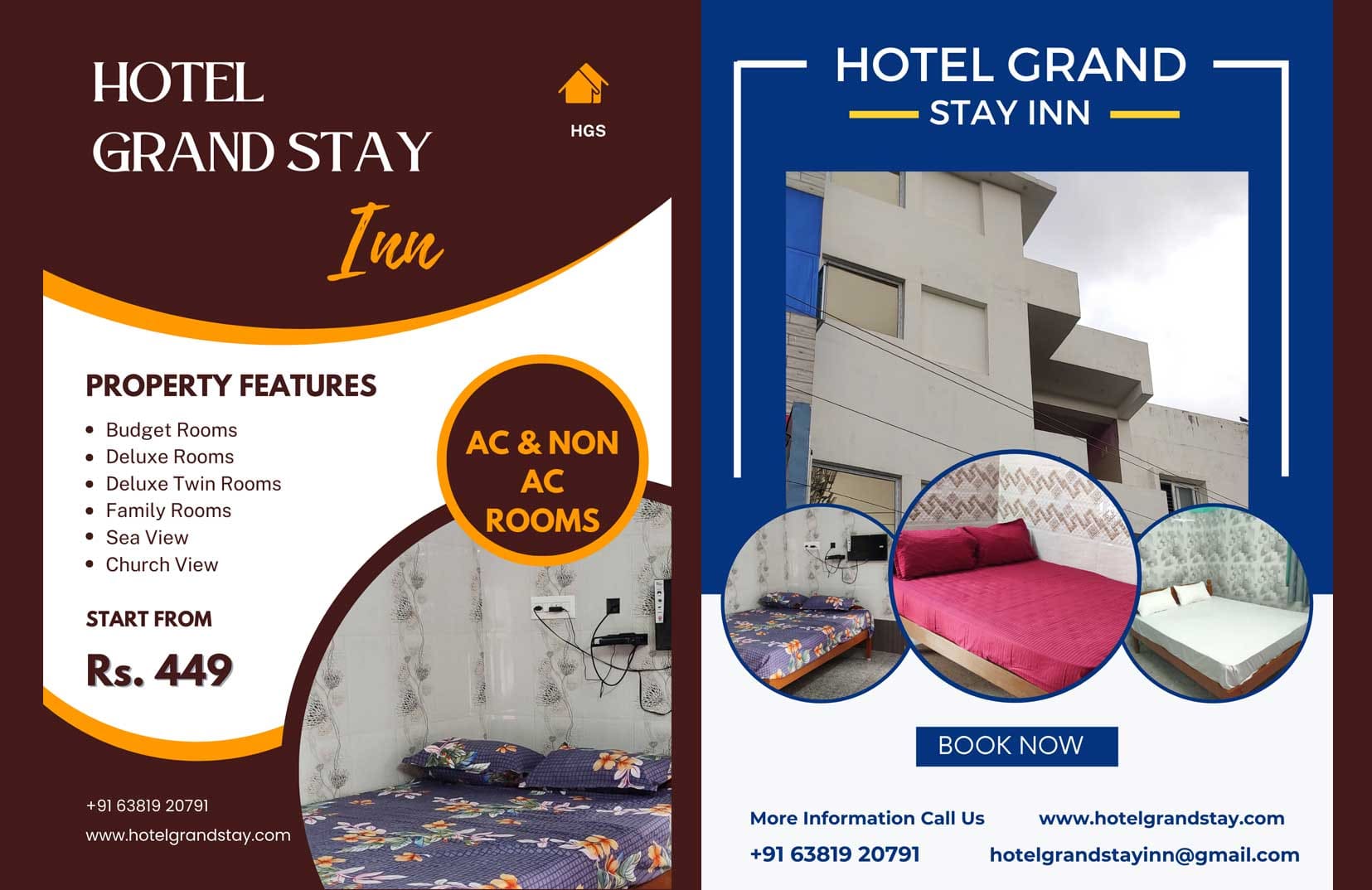 hotel grand stay inn velankanni rooms